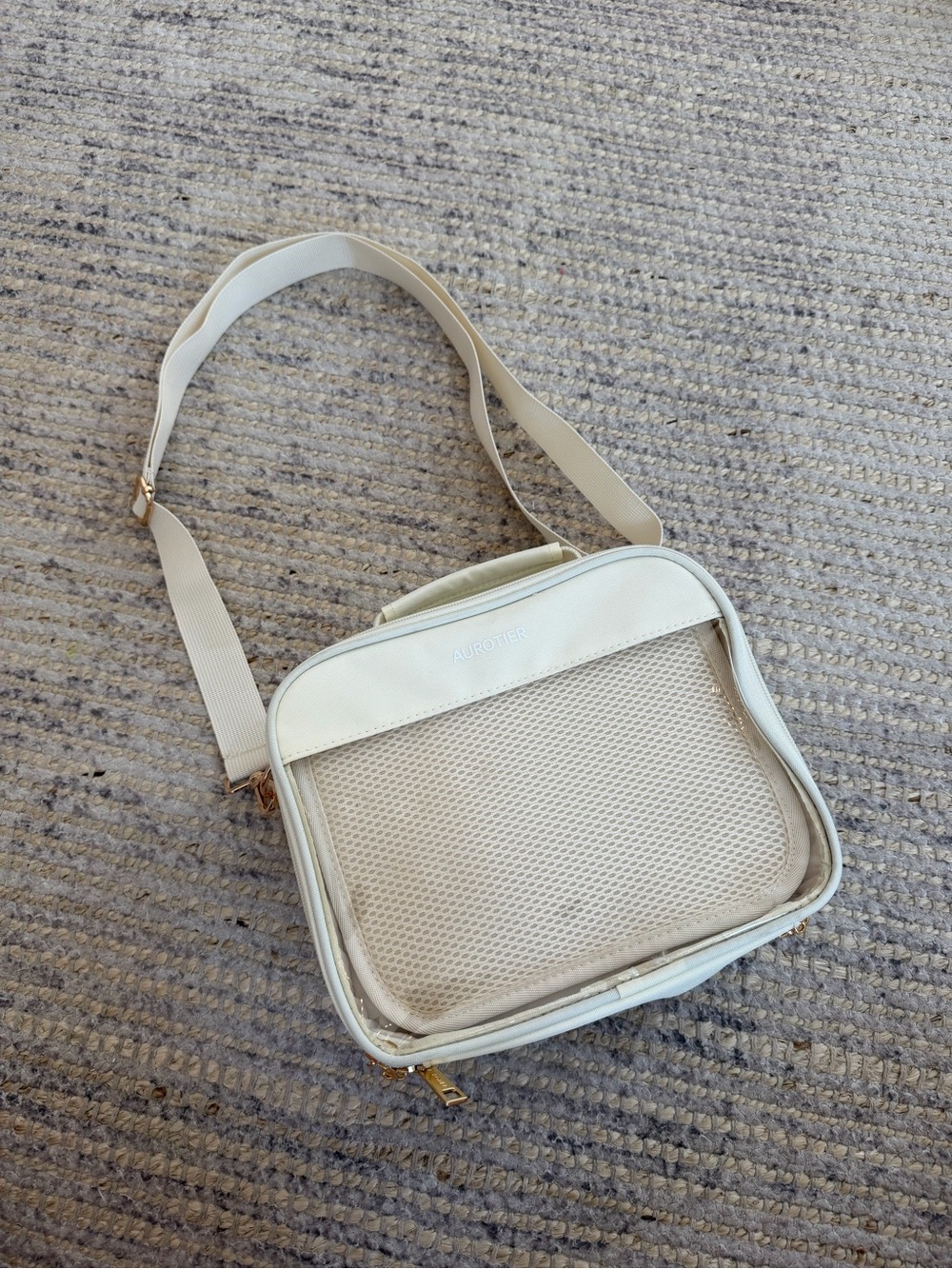 Ivory/Cream Disney Pin Trading Bag